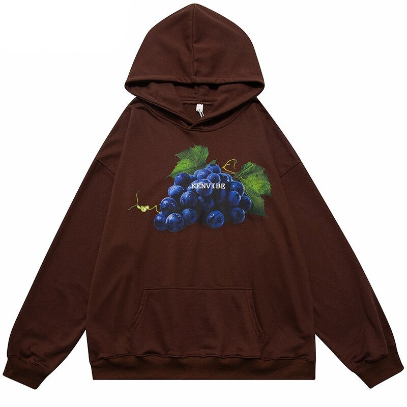 "Cherry" Unisex Men Women Streetwear Graphic Hoodie Daulet Apparel