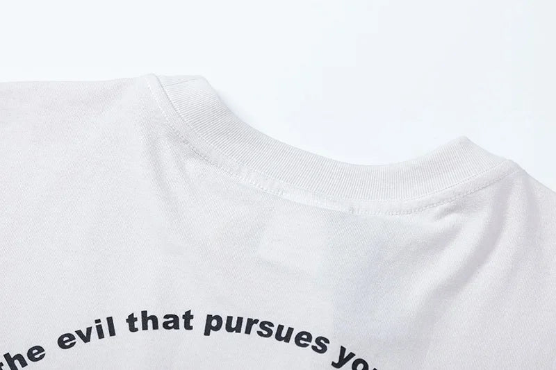 Spring Summer Cotton Vintage Short Sleeve Saint Top Tee Men Woman Casual Fashion T-shirts Street King Limited