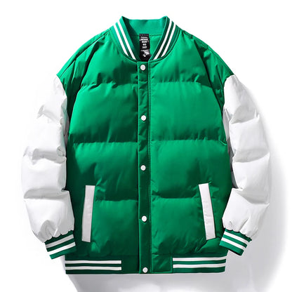 men puffer jacket winter outdoor thick quality coat male bubble bomber coat for men unique default style 4492