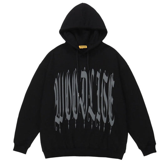 "Blurred Vision" Unisex Men Women Streetwear Graphic Hoodie Daulet Apparel