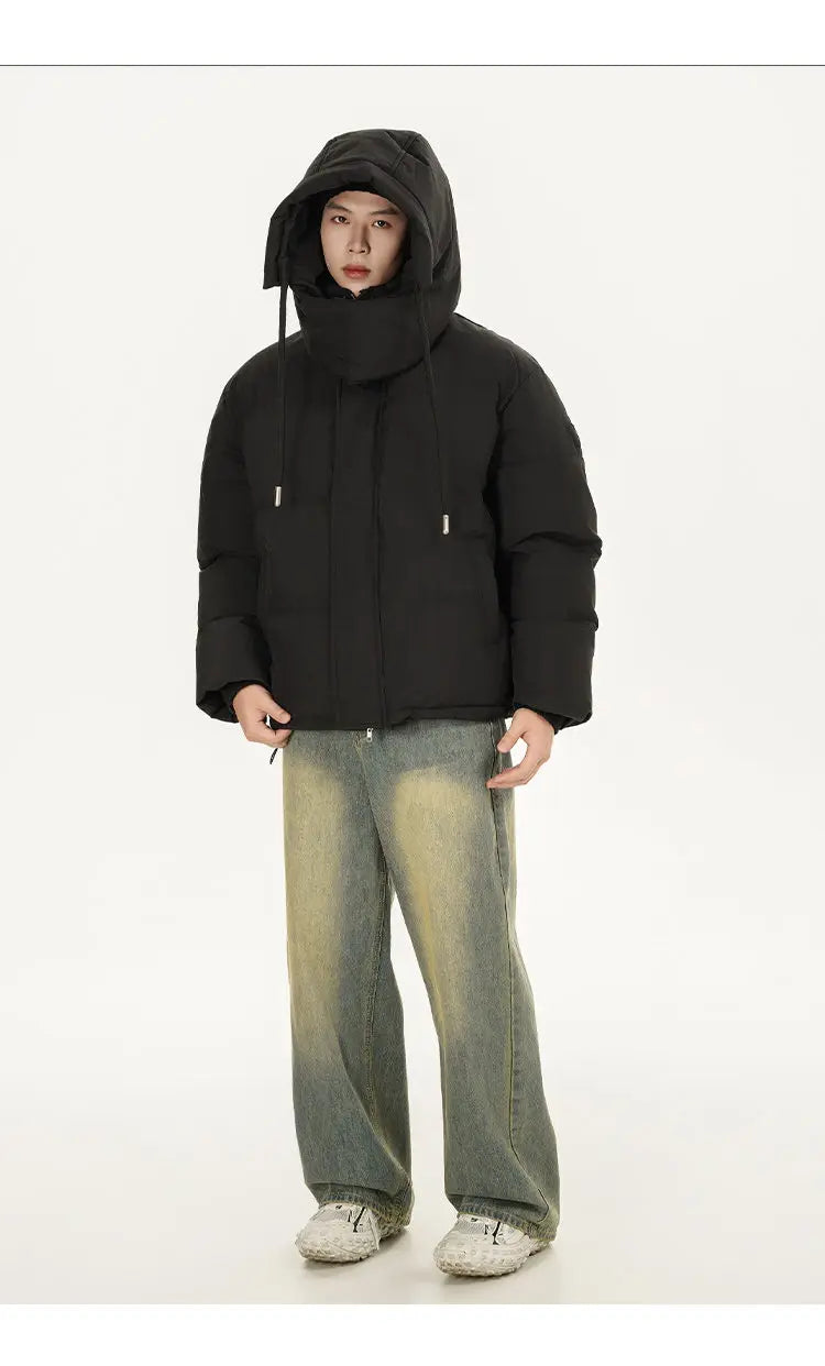 men women winter fashion loose casual cotton padded hooded parkas jacket campus boy gril thicken warm snow coat outerwear unique default style 1060