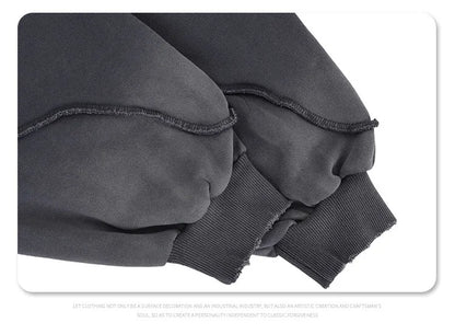 Stitching deconstructed gradient dyed heavy hoodie Street King Limited