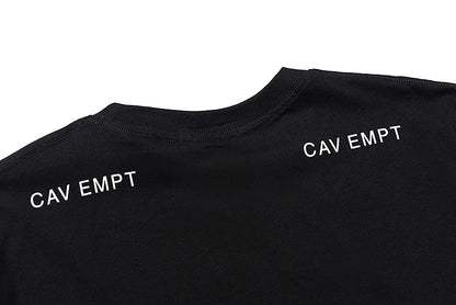 High Quality CAVEMPT Tops Tee Phantom Letter Printing Classic All-match Men Woman Loose O-Neck Summer C.E T Shirt Street King Limited