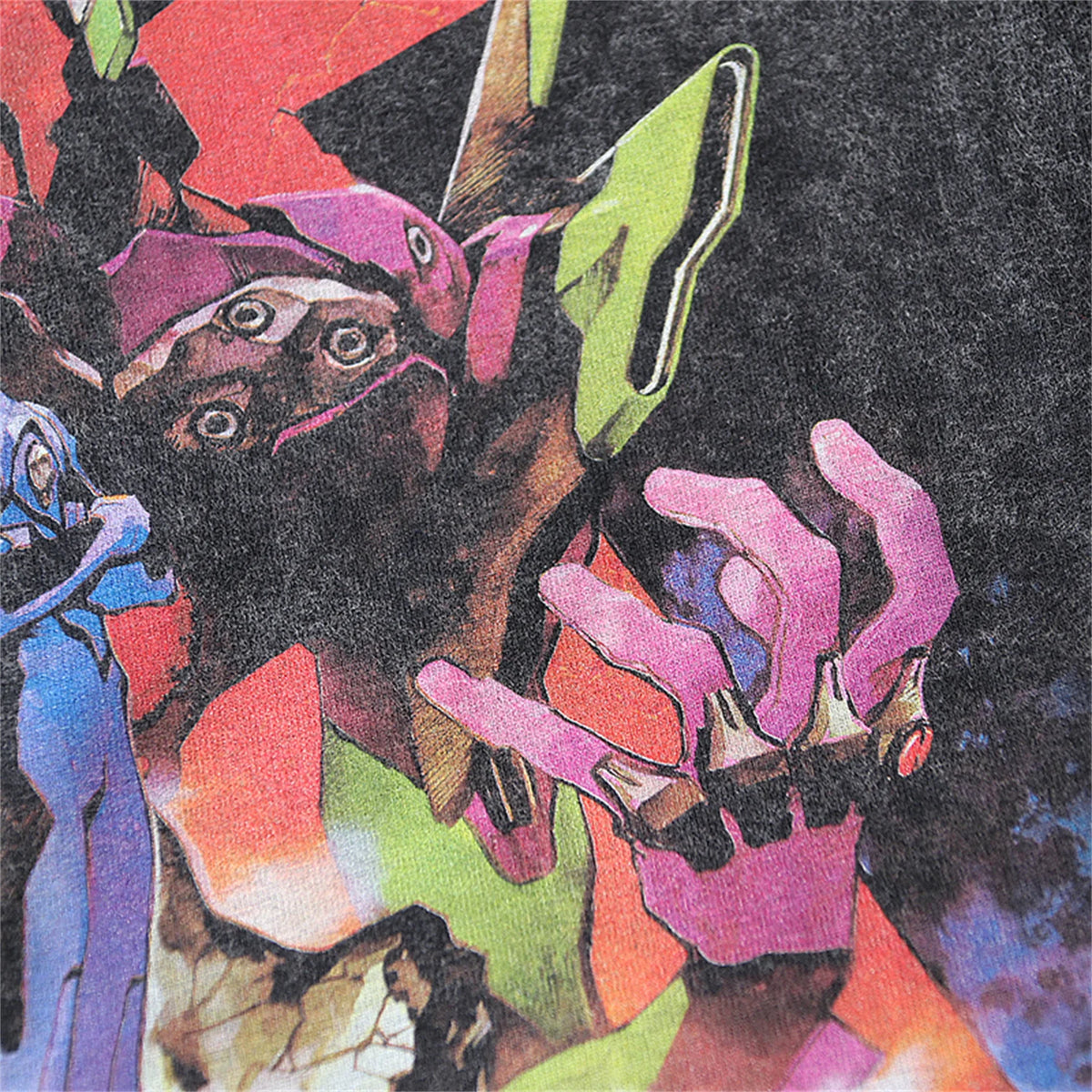 2024 Vintage Retro High-Street Japanese Anime Print High Quality Cotton Casual Tops T-Shirt Street King Limited