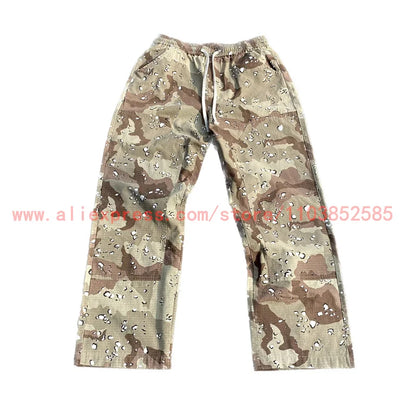 2024 new american vintage direct casual functional work pants heavy duty washed outdated logging pants desert camo high street unique default style 2772
