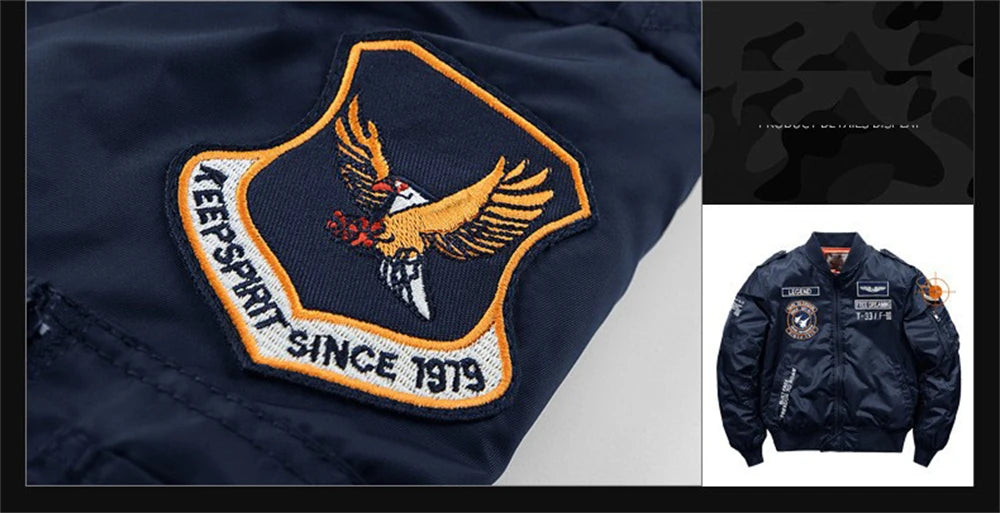 2023 hot bomber jacket mens air force ma 1 military baseball jacket plus size coat thick cargo jacket men clothing unique cargo style 5549