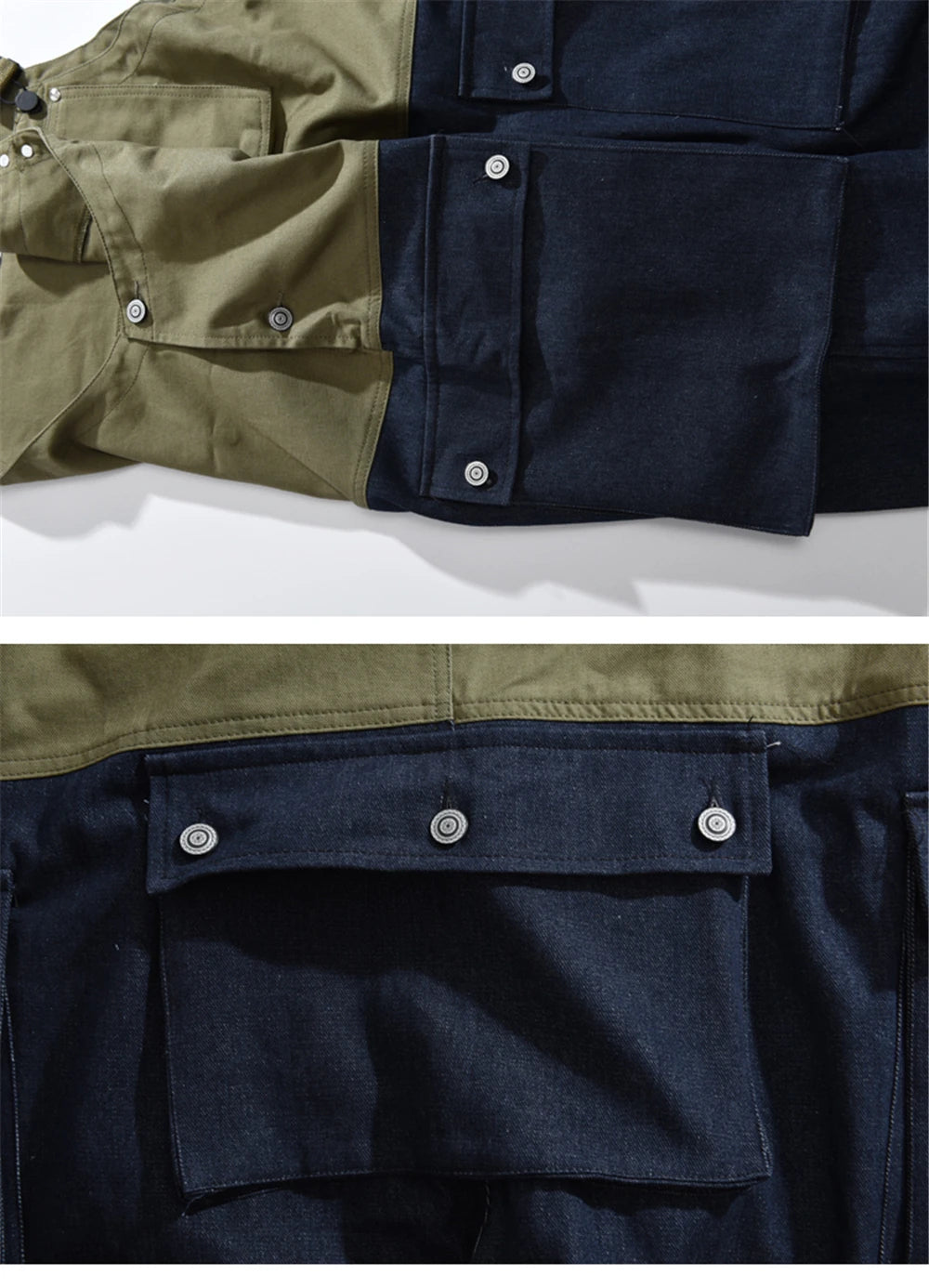 2023 summer cargo overalls pants men patchwork denim jumpsuits loose work pants solid color casual streetwear cargo trousers unique cargo style 4334