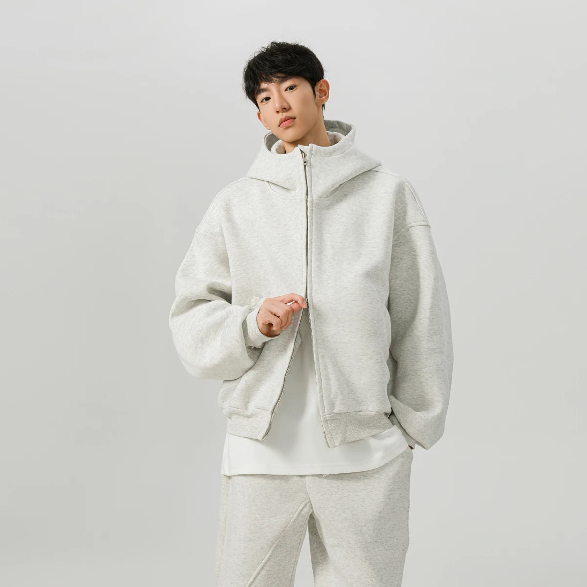 men sport sets hood coat pant streetwear loose casual hoody short sweatshirt jacket trouser women hoodie sweatpant tracksuit urban active pants