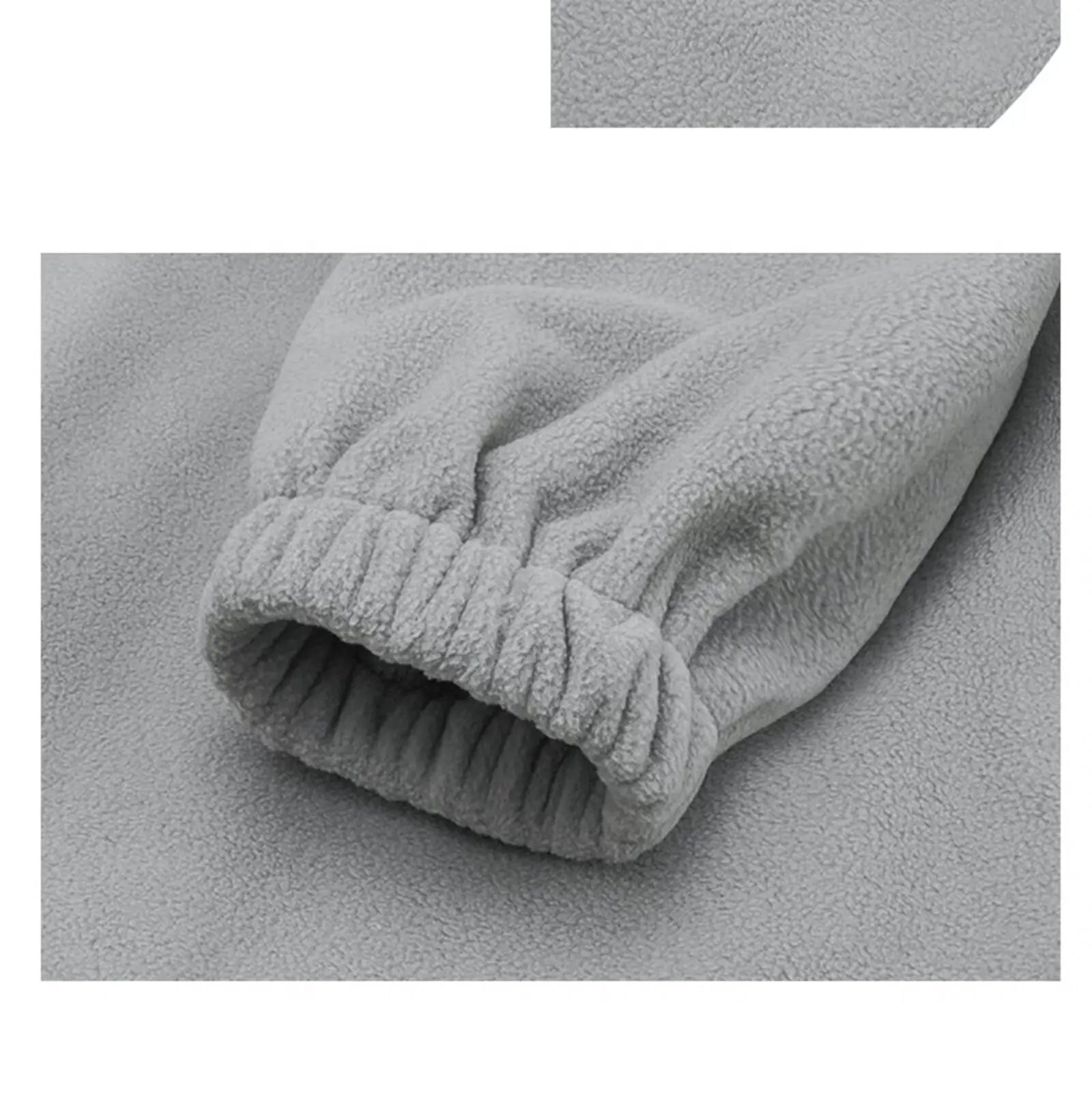 Men Women Winter Fleece Sweatshirt Korean Style Half High Collar Streetwear Oversized Couple Solid Color Autumn Warm Pullovers Street King Limited