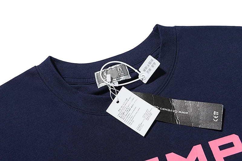Men Woman C.E T-shirt Classics Letter Printing Loose Outdoor Casual O-Neck Cotton Summer CAVEMPT Tops Tee Street King Limited