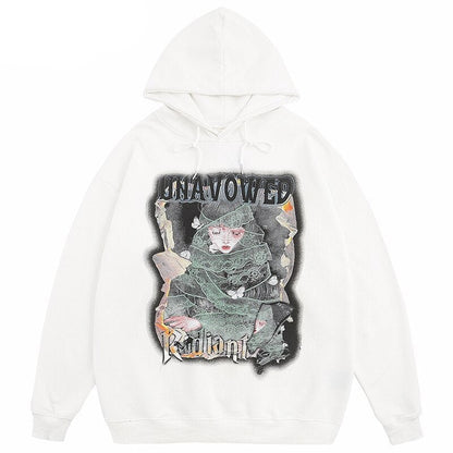 "Bow Down" Unisex Men Women Streetwear Graphic Hoodie Daulet Apparel