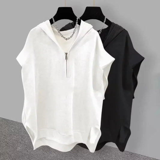 Techwear inspired Y2K tee – sadcore oversized print street fit