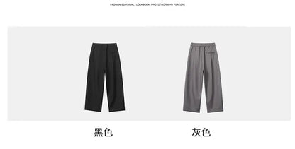 autumn winter plus velvet casual trouser men fashion loose thicken straight suit pant office man trousers unique default style 2173