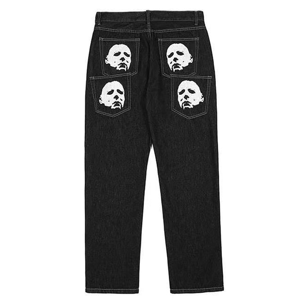 "Shook Ones" Unisex Men Women Streetwear Denim Jeans Daulet Apparel