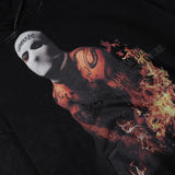 "Fire Man" Unisex Men Women Streetwear Graphic Hoodie Daulet Apparel