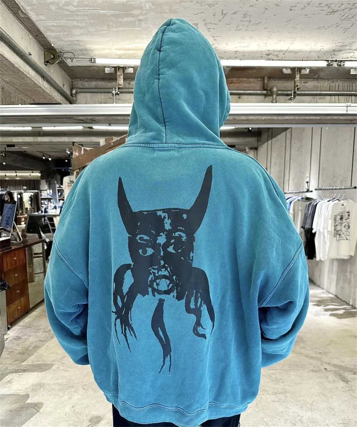 2024 Winter ERD Brand Fashion Vintage Letter Print Cotton DO WHAT THOU WILT HOODIES Street King Limited