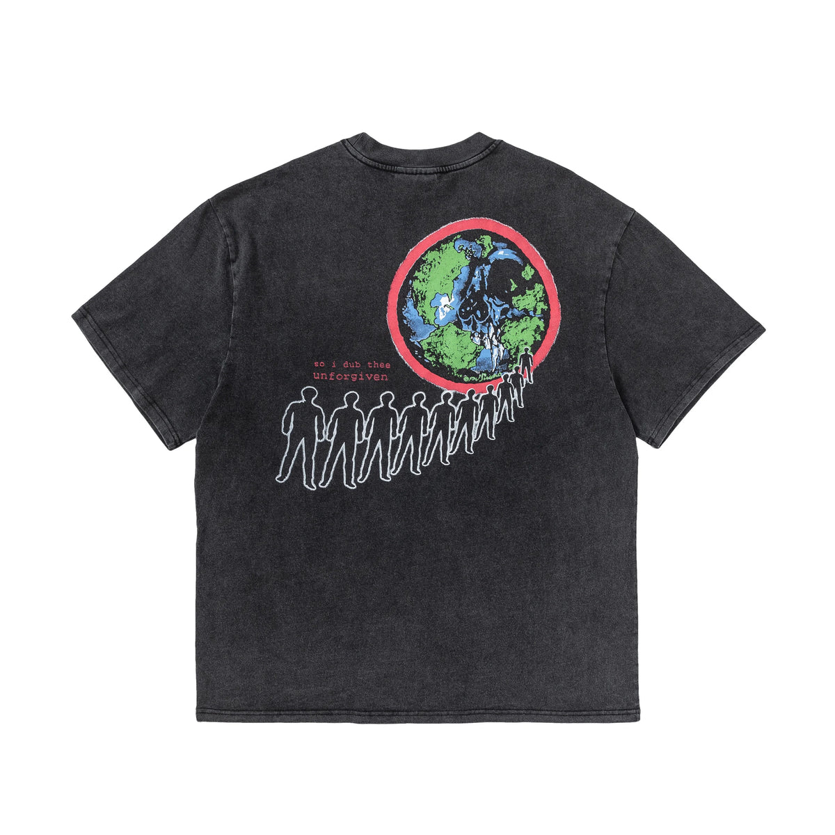 Retro Vintage Metal Rock Band T-Shirt Portrait High-Street Washed Distressed Cotton Tops T-Shirt For Summer Street King Limited