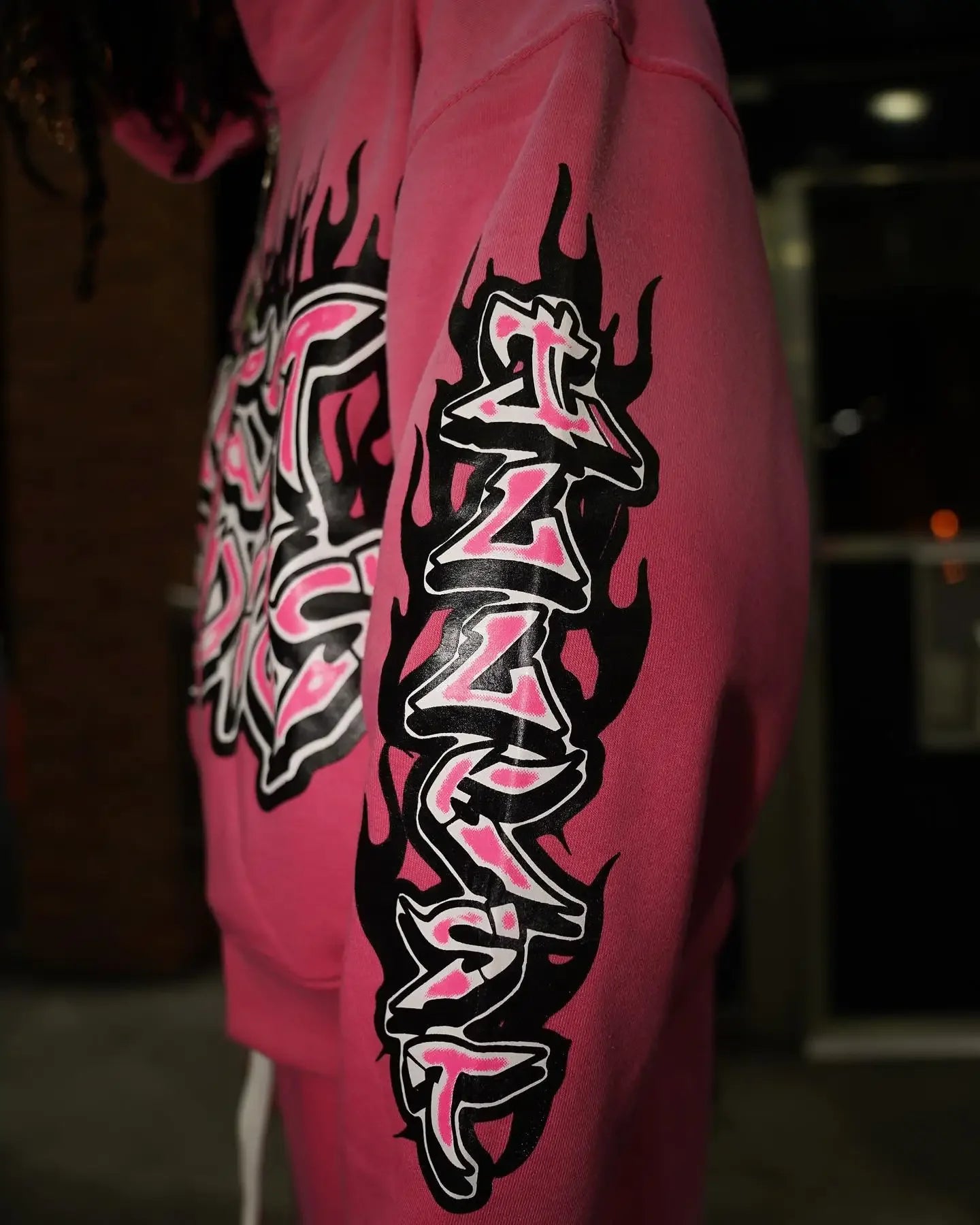 y2k street hip-hop goth trend oversized hoodie suit men's fashion Harajuku style casual loose versatile zipper sweatshirt top Street King Limited