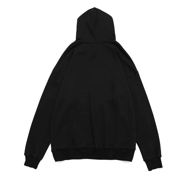 Rainbowtouches Hooded Unisex Sweatshirts Men Hip Hop Stylish Vintage Clothes Graphic Printing Essentials Comfortable Fashionable Street King Limited