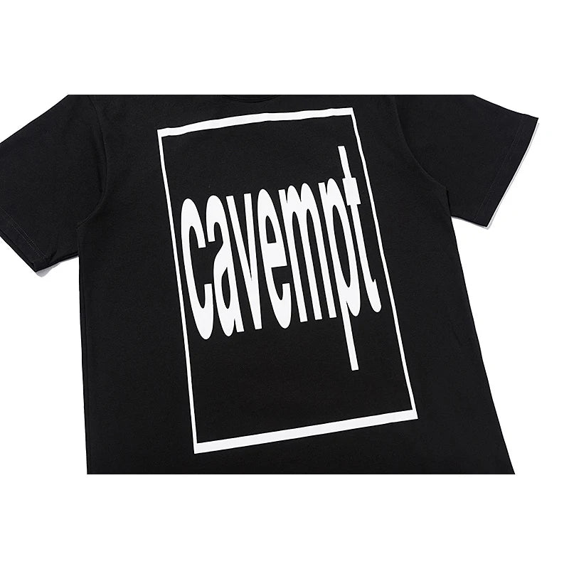 Men Woman C.E T-shirt Classics Letter Printing Loose Outdoor Casual O-Neck Cotton Summer CAVEMPT Tops Tee Street King Limited