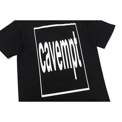 Men Woman C.E T-shirt Classics Letter Printing Loose Outdoor Casual O-Neck Cotton Summer CAVEMPT Tops Tee Street King Limited
