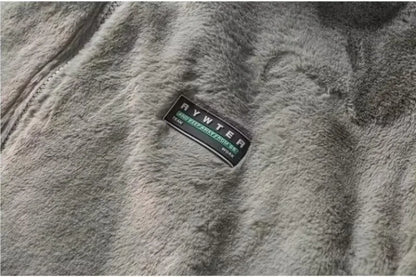Street Lamb Wool Jacket Mens 2024 Winter Stand Collar Letter Patchwork College Parkas Fleece Warm New Thickening Couple Coats Street King Limited
