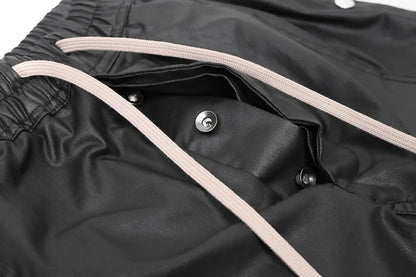 new men 2023 rick waxed workwear breasted rivet sides cargo comfortable cotton parkour sweat casual pants sweatpants tag 721 casual joggers