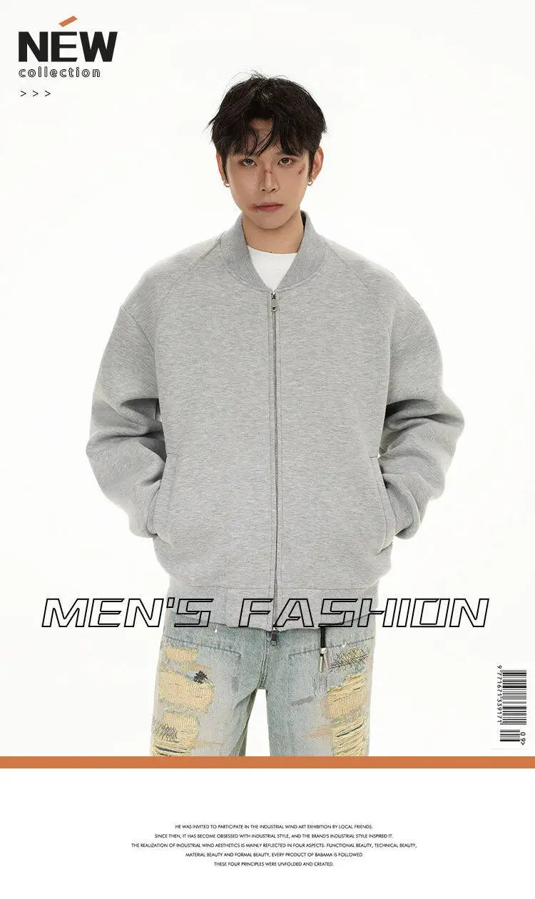 spring autumn air cotton baseball coat men streetwear fashion loose casual plus size bomber jacket women sweatshirt coat unique default style 497