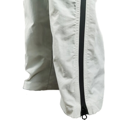 three dimensional adhesive zipper splicing functional patchwork cargo trousers mens high street vibe thin nylon cargo pants unique cargo style 949