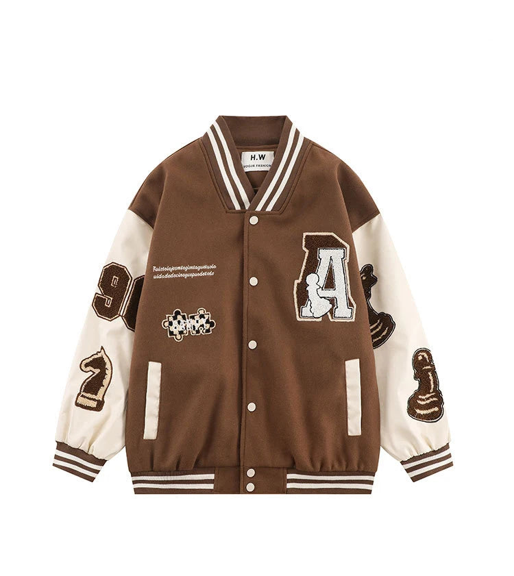 hip hop baseball jacket men streetwear letter embroidery varsity jacket men oversized fashion coat outwear unisex clothing unique default style 955