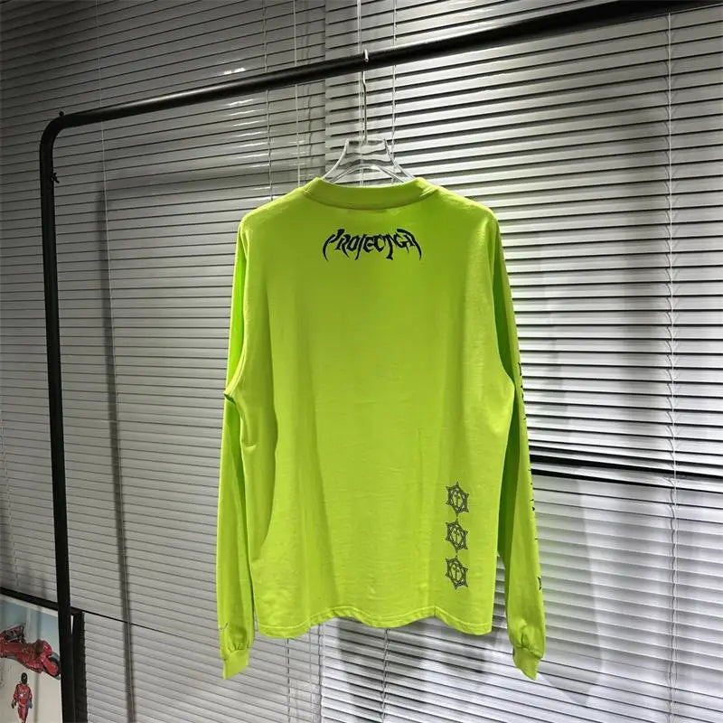 New Arrival 2023 Men Green / PROJECT T Shirts T-Shirt Hip Hop Skateboard Street T-Shirts Tee Shirt Top Loose Size #624 Street King Limited