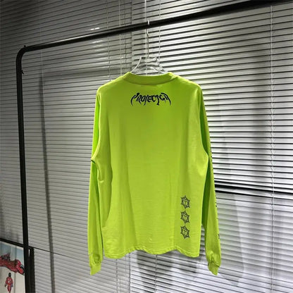 New Arrival 2023 Men Green / PROJECT T Shirts T-Shirt Hip Hop Skateboard Street T-Shirts Tee Shirt Top Loose Size #624 Street King Limited