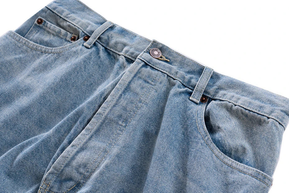 hi street blue jeans men loose wide leg denim pants vintage harajuku streetwear jeans trousers for male unique jeans style 5199