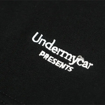 Undermycar 2024 Trendy Drawstring Logo Drawstring Pure Cotton Loose Fat Elastic Shorts Street King Limited