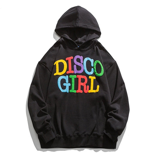 "Disco Girl" Unisex Men Women Streetwear Graphic Hoodie Daulet Apparel
