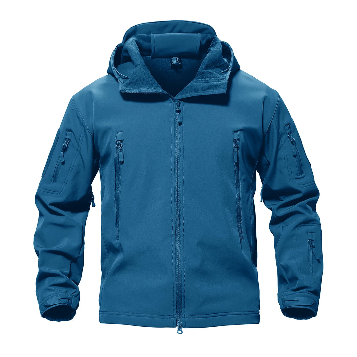 solid waterproof fleece lined jacket mens jacket softshell outwear coat windbreaker outdoor warm clothes with pockets unique default style 4518