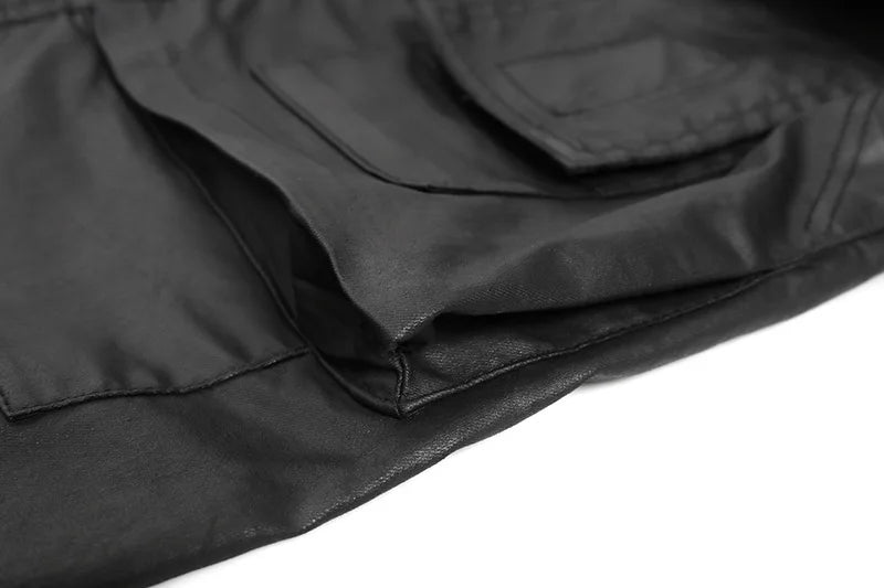 new men 2023 rick waxed tactical paratrooper cargo comfortable cotton parkour sweat casual pants sweatpants tag 720 unique joggers style 204