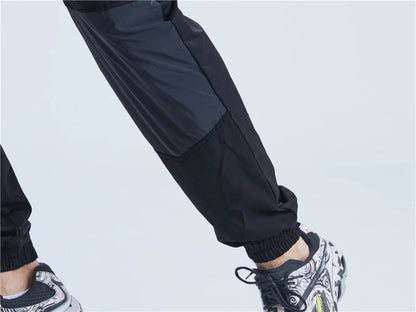 rainbowtouches patchwork men drawstring casual harajuku pants oversize sport streetwear jogging sportswear mens tracksuits unique default style 377