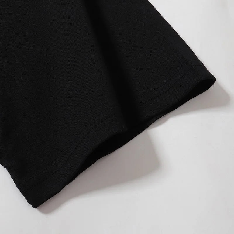 Black White IH NOM UH NIT Short Sleeve Tops Tee Men Woman Best Quality Simplicity Cotton Loose Versatile T Shirts Street King Limited