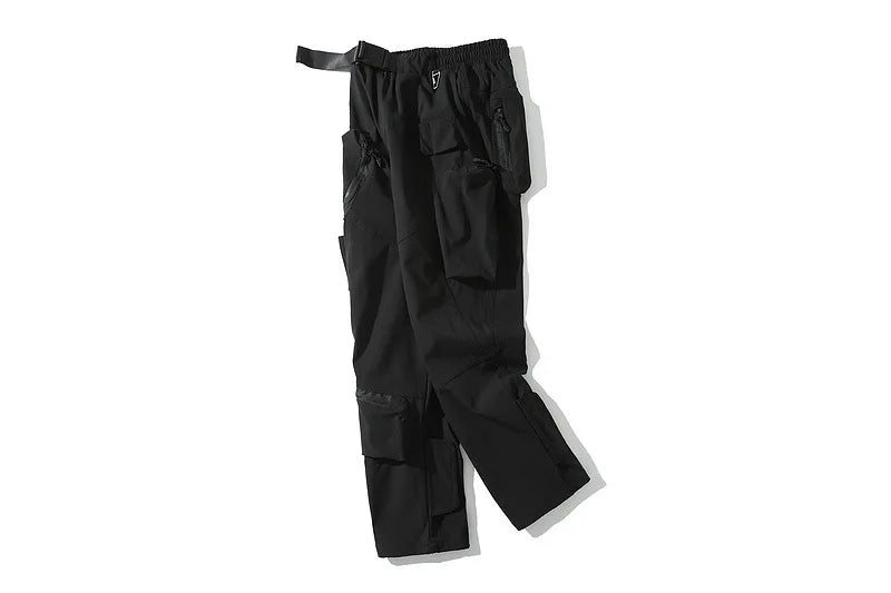 high new luxury men 2023 under my car zip up comfortable nylon workwear parkour tactical function casual pants sports cargo 484 unique cargo style 1055