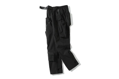 high new luxury men 2023 under my car zip up comfortable nylon workwear parkour tactical function casual pants sports cargo 484 unique cargo style 1055