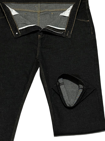 mens plus size denim jeans pants fashion loose straight jean pants trousers new casual basic pants joggers jeans for men unique joggers style 3926
