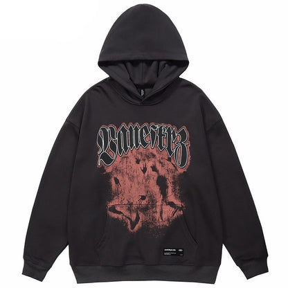 "Black Market" Unisex Men Women Streetwear Graphic Hoodie Daulet Apparel
