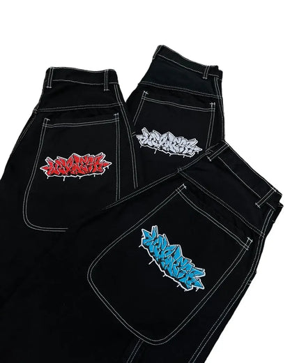 Wexwear Embroidery Shorts Skateboarding New Y2k Jeans Denim Baggy Harajuku Gym Basketball Shorts Men Letter Graphic Streetwear Street King Limited