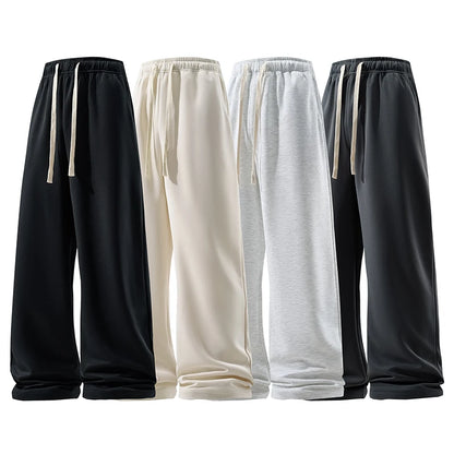 thin casual wide leg pants hang sense fashion handsome classic multi match durable fabric comfortable breathable casual pants relaxed fit trousers
