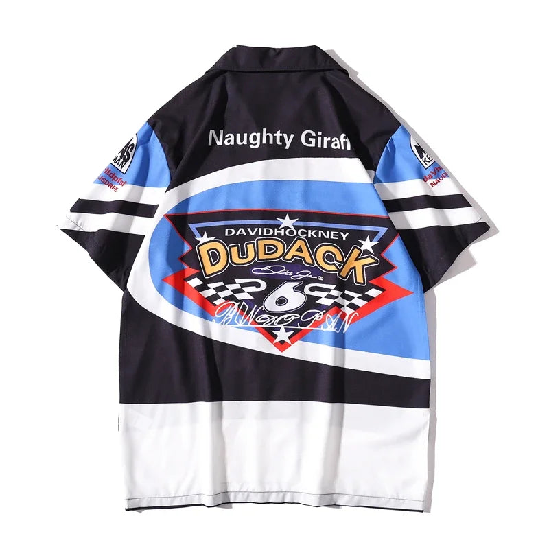 Dark Icon Summer Polo Shirt Men Vintage Streetwear Men's Hawaiian Shirt Street King Limited