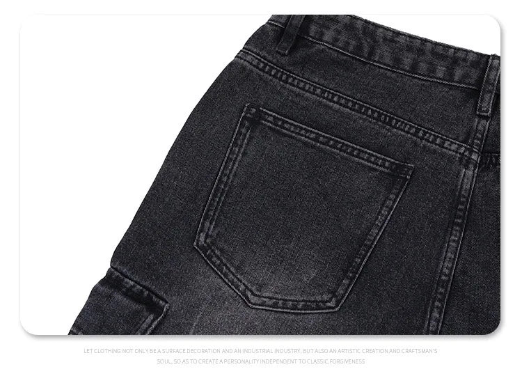 The new autumn and winter jeans are on backwards Street King Limited