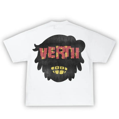 Y2k Harajuku Hip Hop Cartoon Avatar Pattern Printed Oversized T-Shirt Mens and Womens Retro Street Casual Short Sleeved Tops Street King Limited