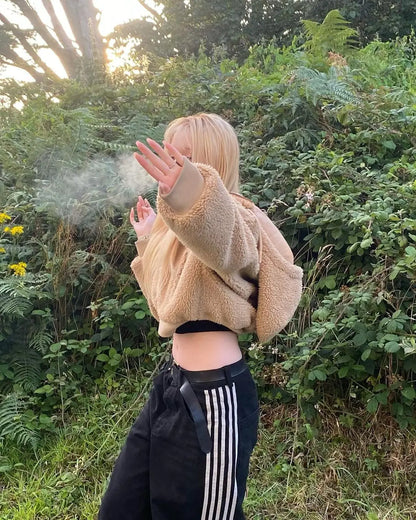 harajuku y2k baggy jeans high quality embroidered striped sweatpants baggy jeans women streetwear casual wide leg denim pants relaxed fit joggers