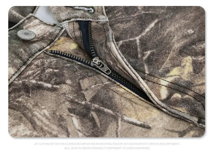 2024AW dry wood camo jeans Street King Limited